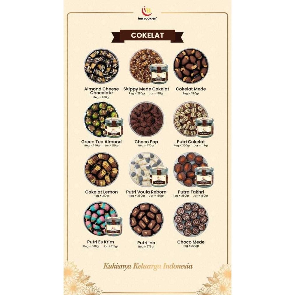 

{cookies} READY STOCK BARU Ina Cookies Kue Kering Keluarga Homemade Terkenal HALAL TERLARIS
