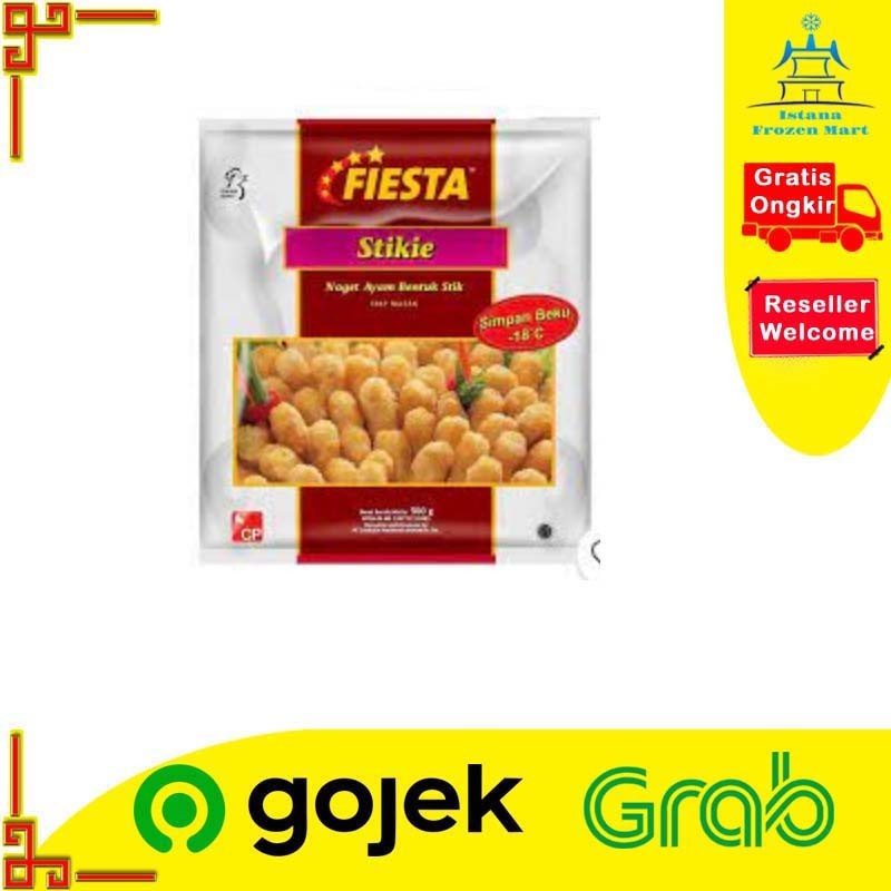 

Chicken Nugget Stikie FIESTA Ayam Naget Stik 500 GR