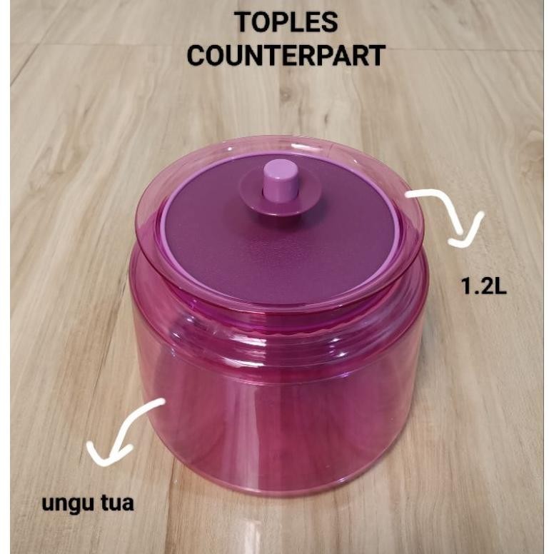 Promo ORIGINAL TUPPERWARE TOPLES LEBARAN KRISTAL WINDOW / COUNTERPART Murah