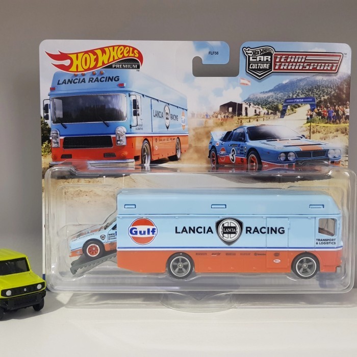 Team Transport Lancia Rally euro hauler hotwheels gulf ori