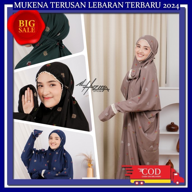 Mukena Terbaru 2024 Bahan Adem Mukenaa Cewek Remaja Kekinian Lebaran 2024 Jumbo Mikina Mungkenah Tre