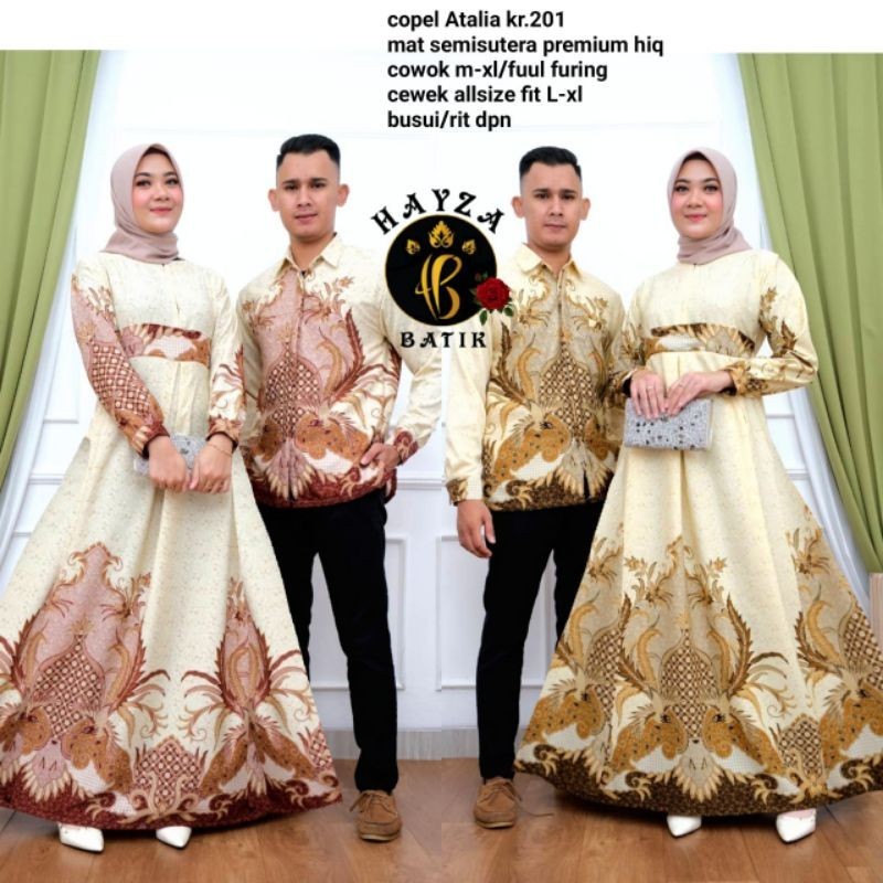 Batik Copel Sarimbit Premium Semi Sutera