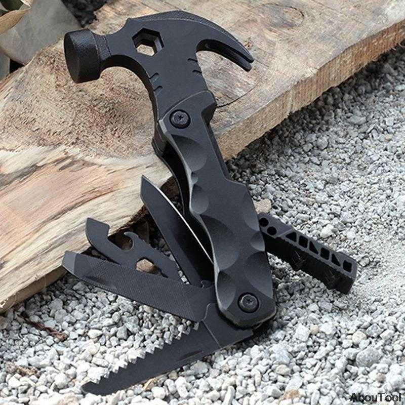 Palu Pisau Lipat Multifungsi Multi tool Obeng Portable Serbaguna Alat Daki