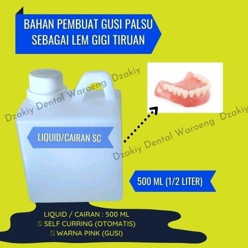 LIQUID SC SELF CURING CAIRAN ACRYLIC BUAT LEM GUSI GIGI PALSU