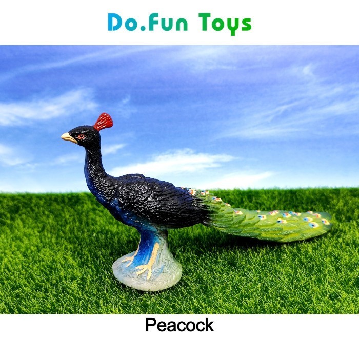 

BEAUTIFUL PEACOCK ANIMAL FIGURE / MINIATUR MAINAN BINATANG MERAK