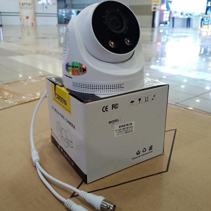 Camera Cctv 5Mp Colorvu Audio Kamera Indoor 5 Mp Built-In Mic+Colorvu  Kualitas Premium