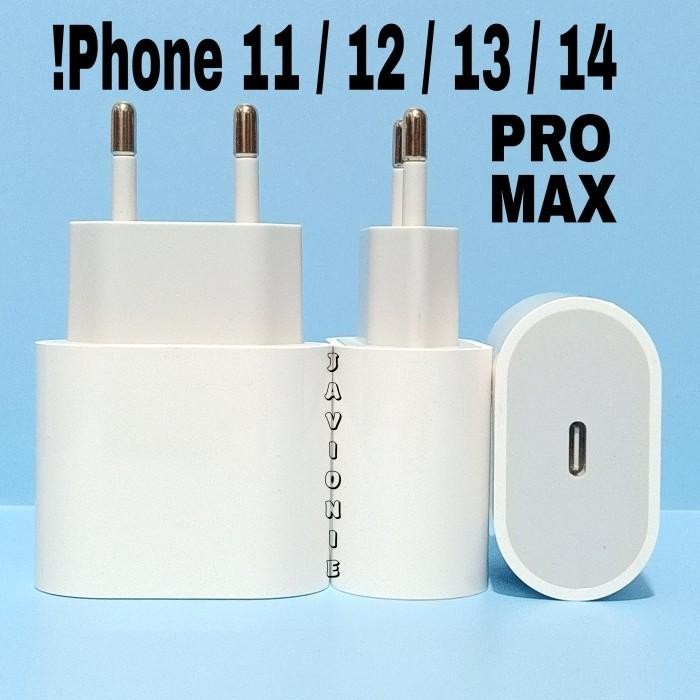 ADAPTOR KEPALA CHARGER IPHONE 11 12 13 14 MINI PRO MAX PLUS ORI USB C