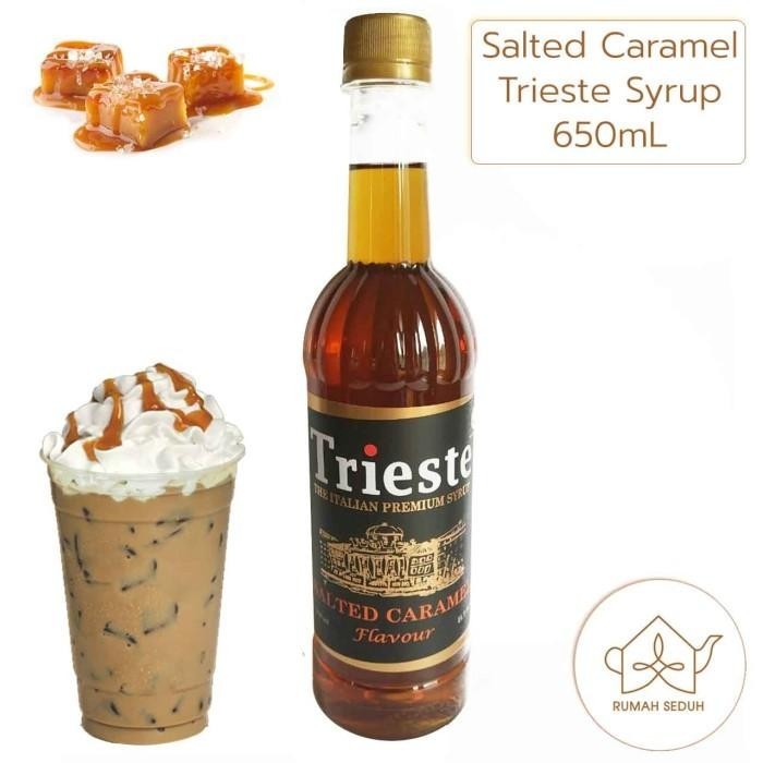 

650Ml Sirup Salted Caramel Trieste - Salted Caramel Italian Syrup