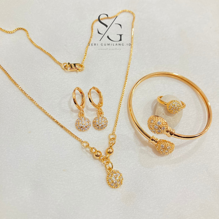 PERHIASAN KALUNG CINCIN GELANG ANTING EMAS ASLI 24K KARAT ANAK SPA27