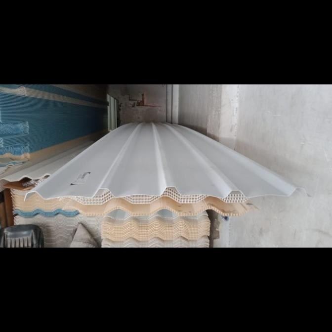 Alderon RS atap Upvc Gelombang Single Layer Trimdeck HT