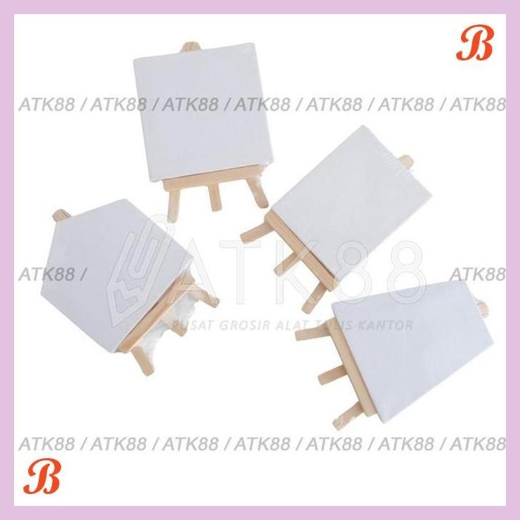 

| PGT | PAKET KANVAS EASEL MINI DISPLAY LUKIS / SMALL CANVAS EASEL PAINTING
