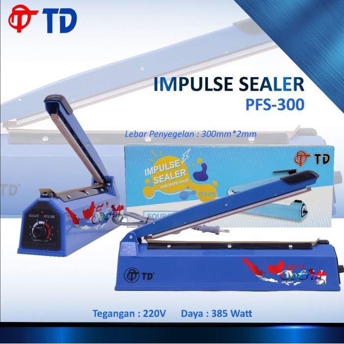 Impulse Sealer / Alat Press Perekat Plastik 30 Cm Las Plastik Original Dan Terpercaya