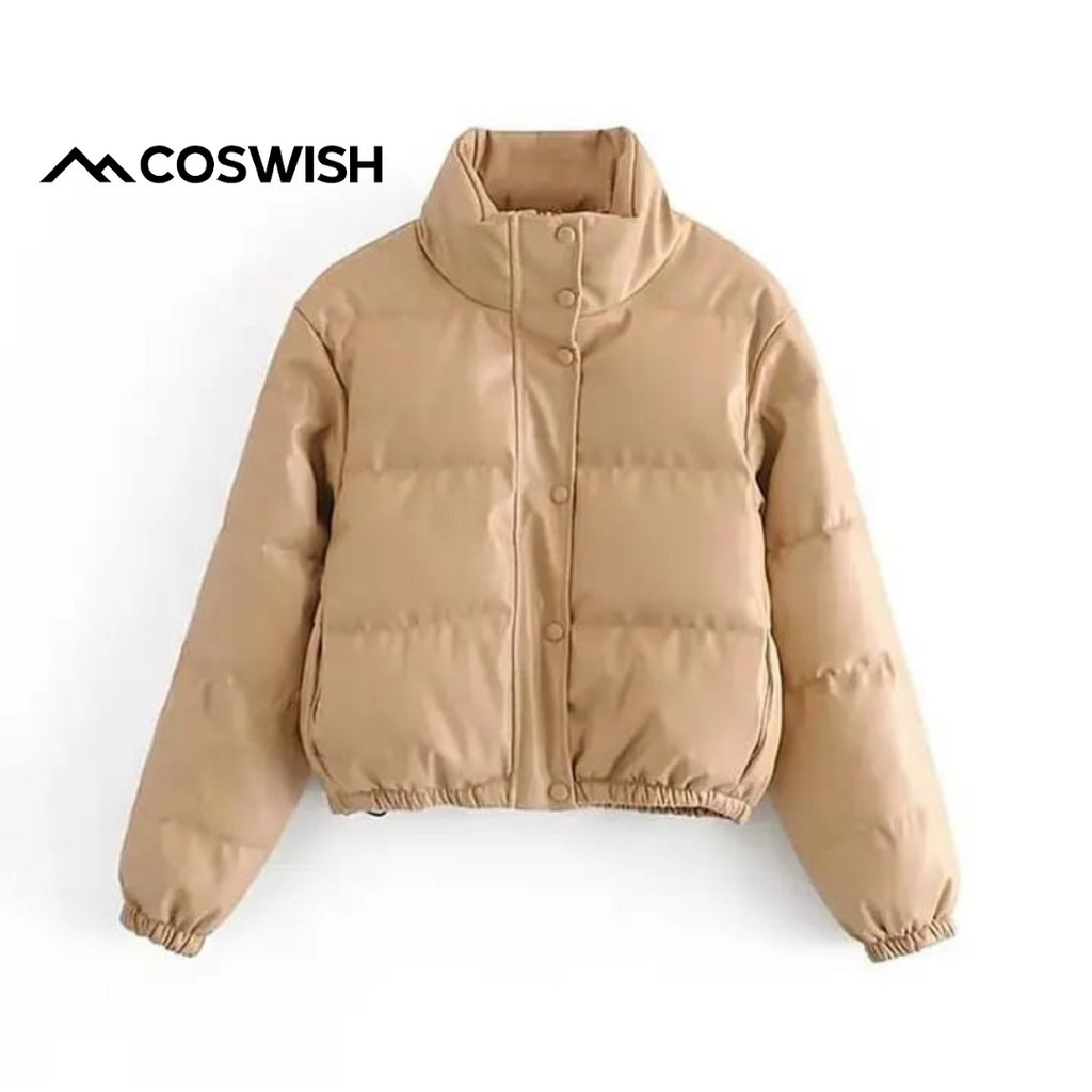 Jaket Wanita Kekinian Semi Crop Top / Jaket Tebal Wanita Minimalis Stylis Korea