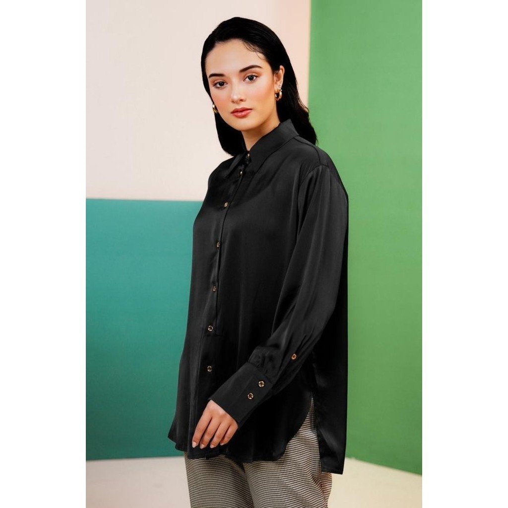 Benang Jarum - Textured Shirt - Black