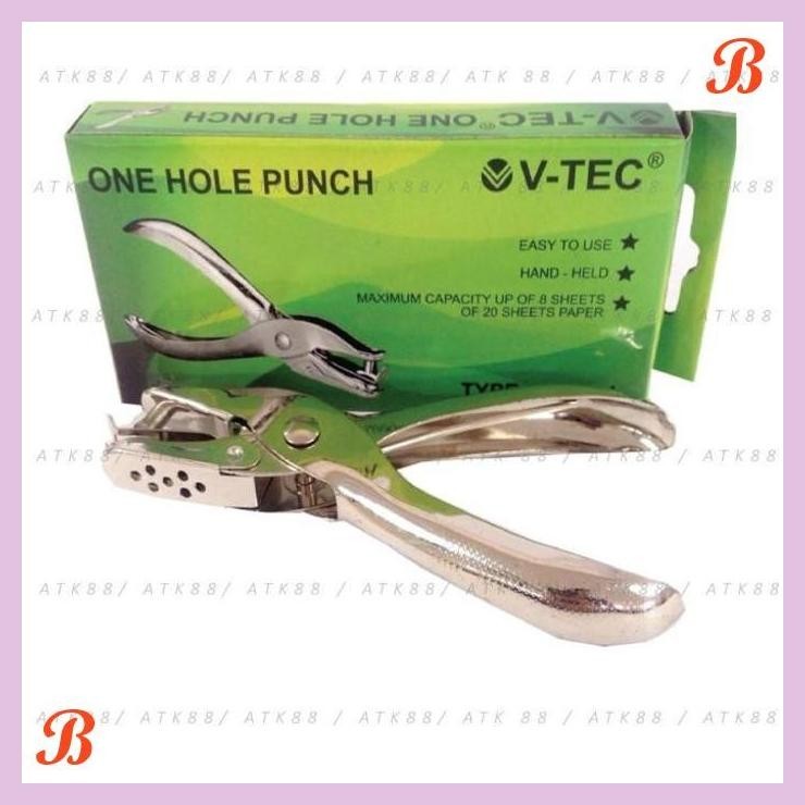 

| PGT | PERFORATOR 1 LUBANG - PEMBOLONG KERTAS 1 LOBANG - V-TEC VT-1101