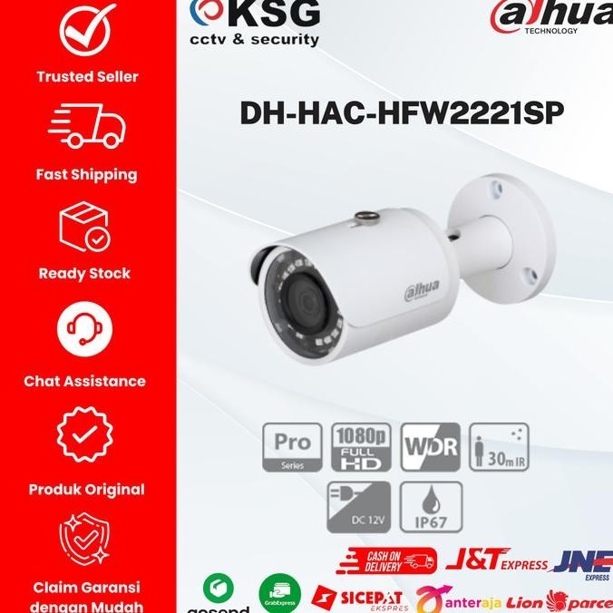 Kamera Cctv Analog Outdoor Dahua Dh-Hac-Hfw2221S Kualitas Premium