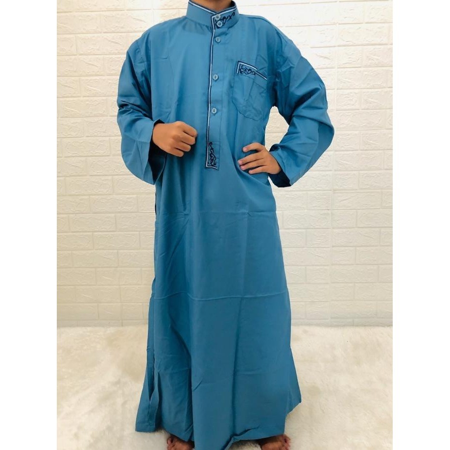 Trend Baju Muslim Jubah Gamis Anak Laki Polos Impor Asli Arab Saudi Merk Ajx Stok Terbatas
