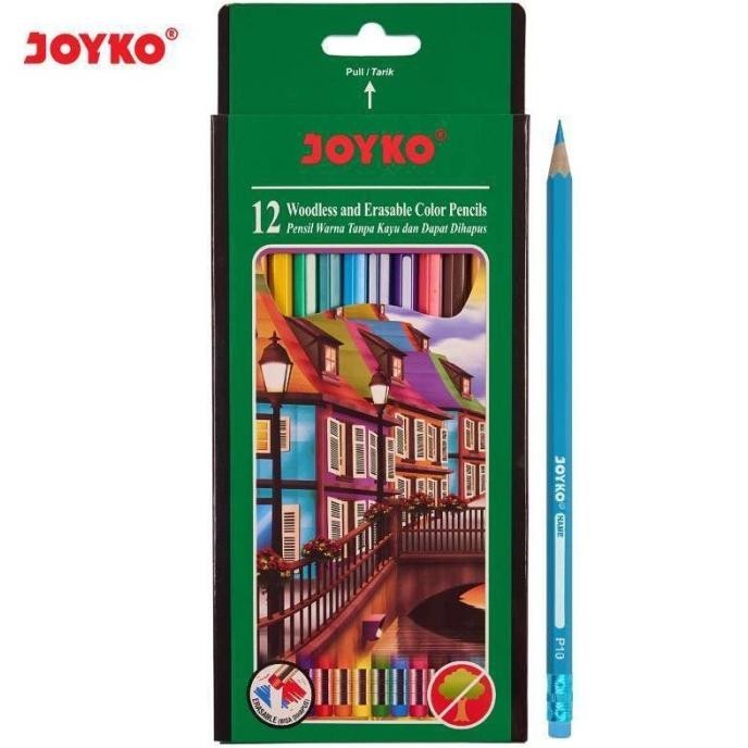 

Baru - PENSIL WARNA JOYKO ERASABLE 12 & 24 WARNA (BISA DI HAPUS) - 24 WARNA !