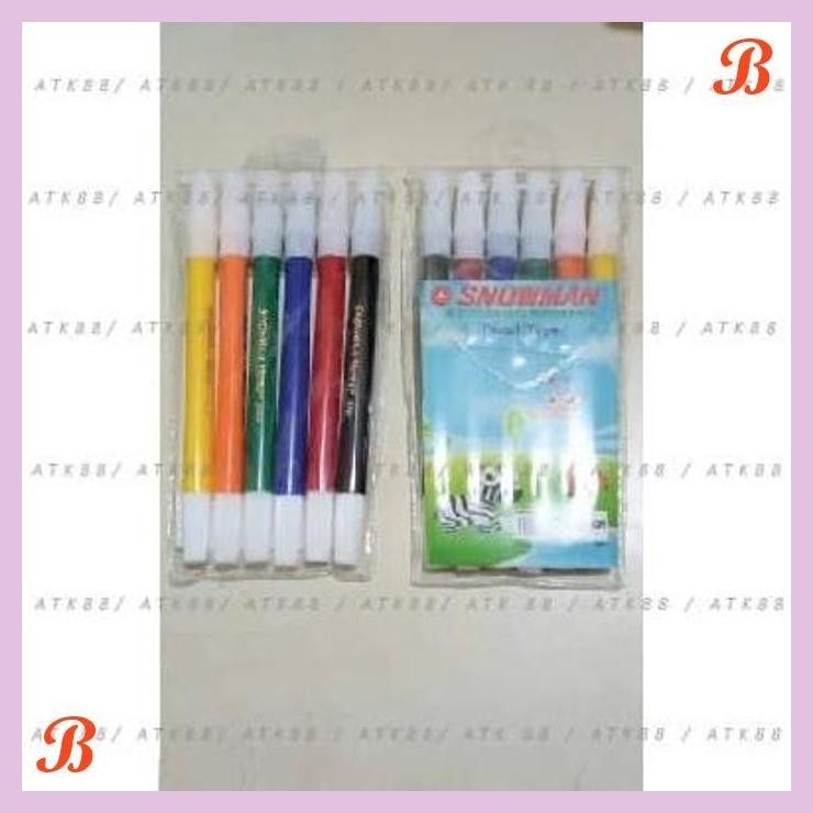 

| PGT | SPIDOL WARNA SNOWMAN 6 COLOURS PW-6A