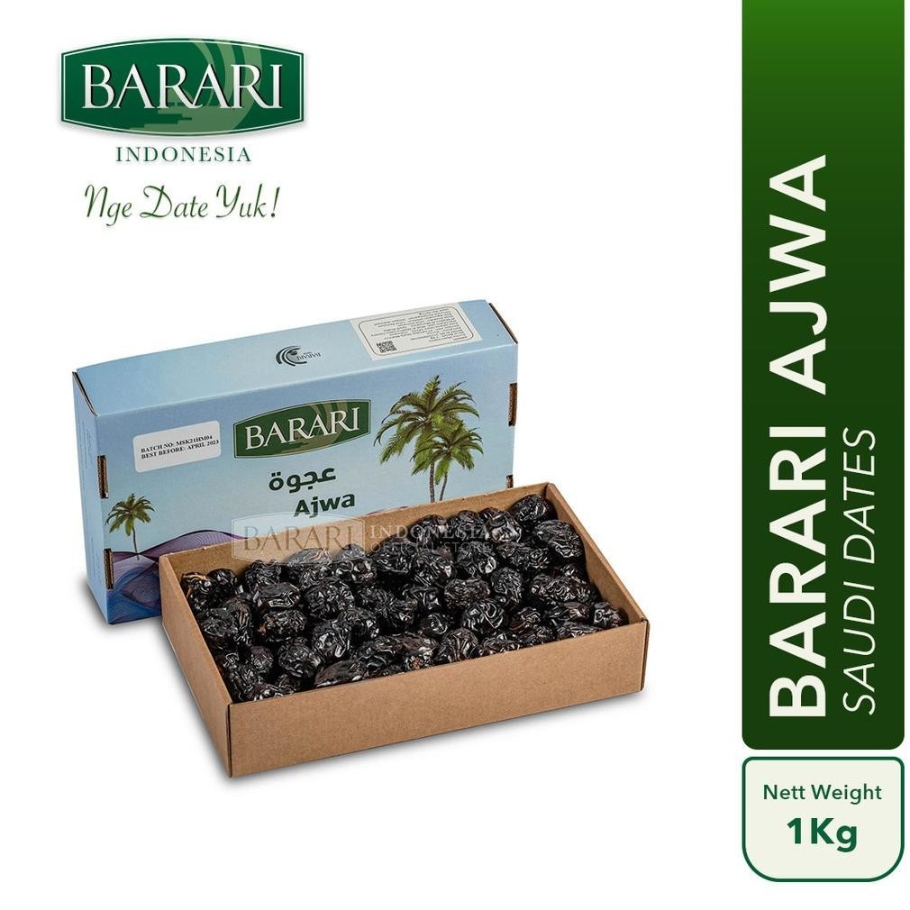 

Restock Lagiii!! Kurma Barari Ajwa 1 Kg Saudi Arabia