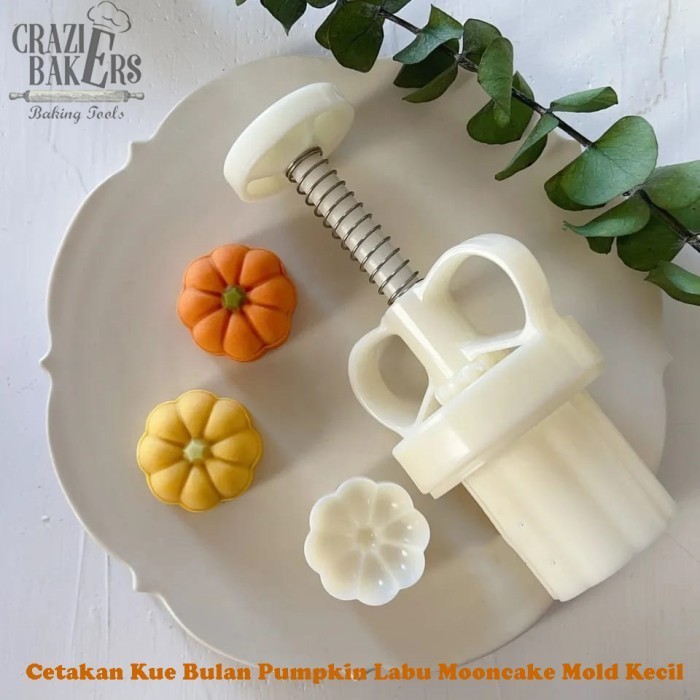 CETAKAN KUE BULAN PUMPKIN LABU MOONCAKE MOLD KECIL