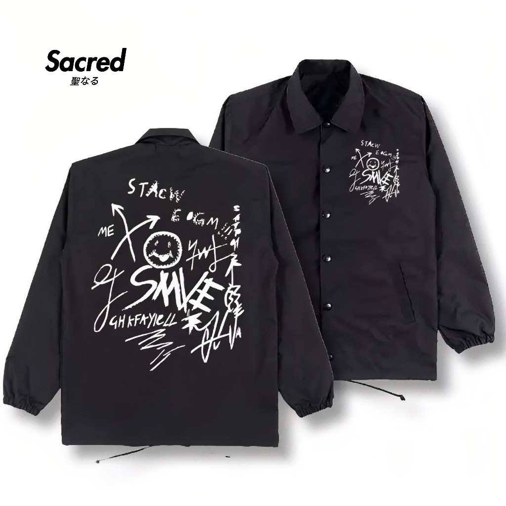 ACARA FORMAL KONDANGAN // JAKET COACH ANIME JUJUTSU KAISEN - JAKET COACH PRIA JAKET - COACH WANITA