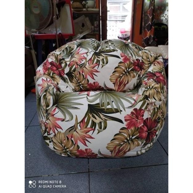 Bean Bag Bulat Komplit Isi Styrofom Uk M, L Dan Xl Terbaru Gurunraka