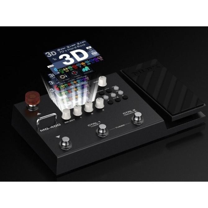 Efek Gitar Nux Mg 400 Modelling Guitar Bass Effect Processor Nux Mg400