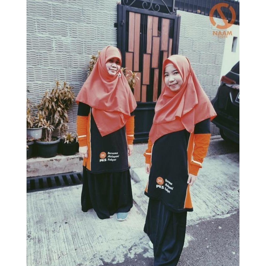 Kaos Tunik Pks (Partai Keadilan Sejahtera) Type 3.0 By Naam Store