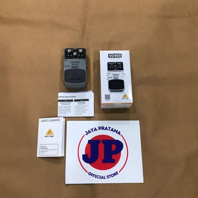 Behringer Vd400 Vintage Analog Delay Efek Pedal Gitar Original Vd-400