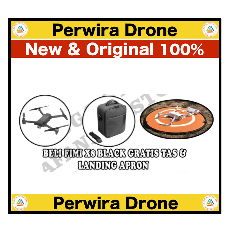 XIAOMI FIMI X8 SE 5KM BLACK COLOR FREE BAG FREE LANDING APRON READY