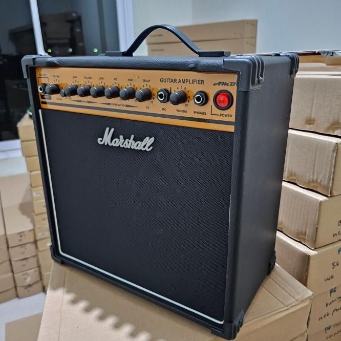 Ampli Gitar Elektrik Efek Distorsi + Delay Mantap