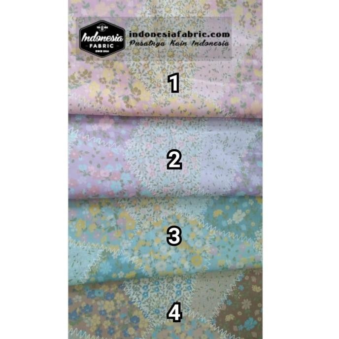 Kain Gamis Kain Katun Jepang Motif Quilt (Per 1 Mtr)