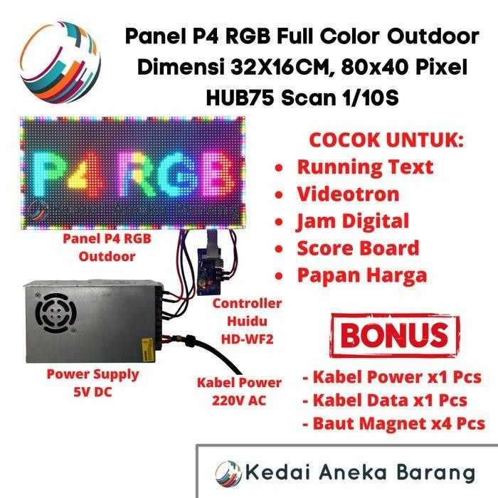 Panel Module Modul LED P6.67 P6.6 P6 Videotron RGB Full Color Outdoor