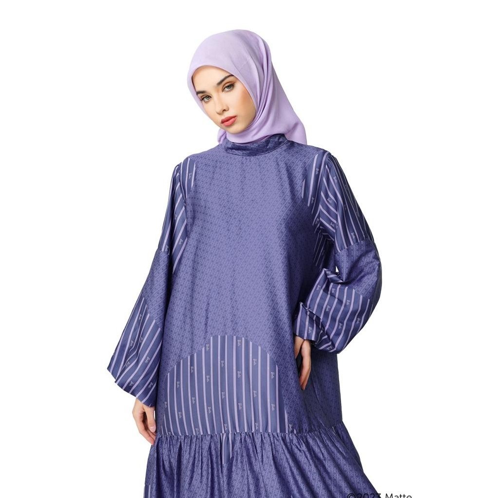 Nada Puspita - Vacanza Tiered Dress - Navy