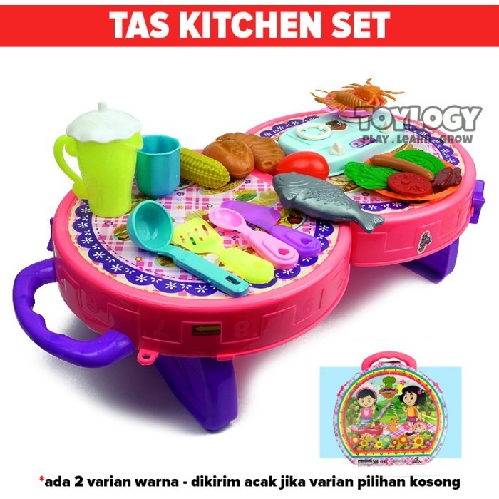 Mainan Masak Masakan Meja Makan Peralatan Alat Dapur Kitchen Table Set