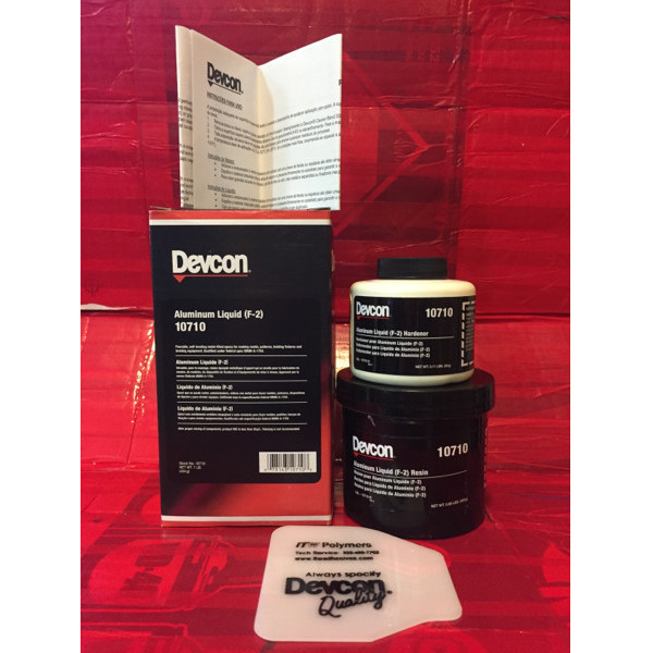 Devcon aluminum liquid/devcon 10710/devcon f 2
