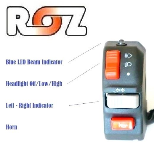 Baru Holder Saklar Kiri & Kanan ORIGINAL ROZ Universal Trail KLX CRF KTM WR