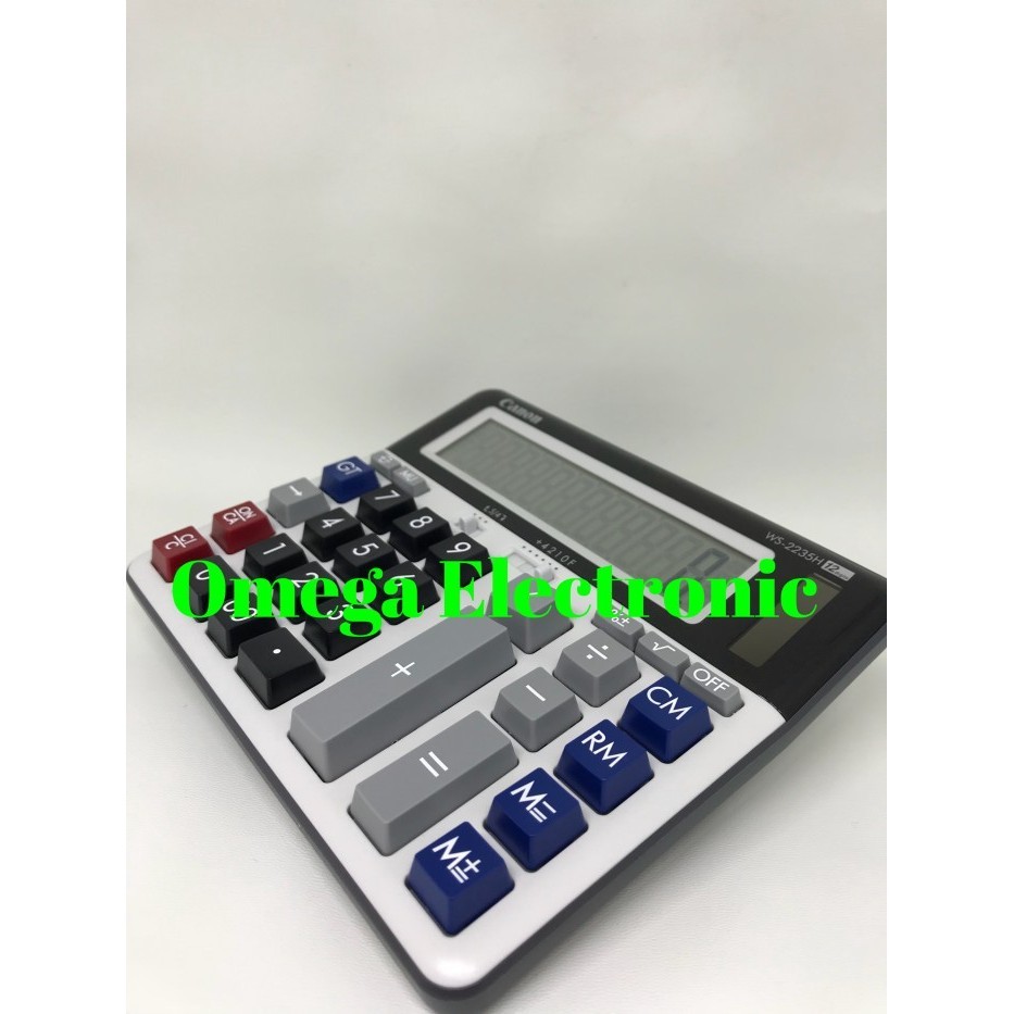 

Canon Ws-2235H - Calculator Desktop Kalkulator Meja Kantor 12 Digits