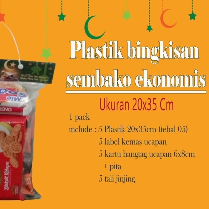 

Plastik Parcel Snack Se Lebaran Idul Fitri Anak 20X35 Cm - Isi 5 068