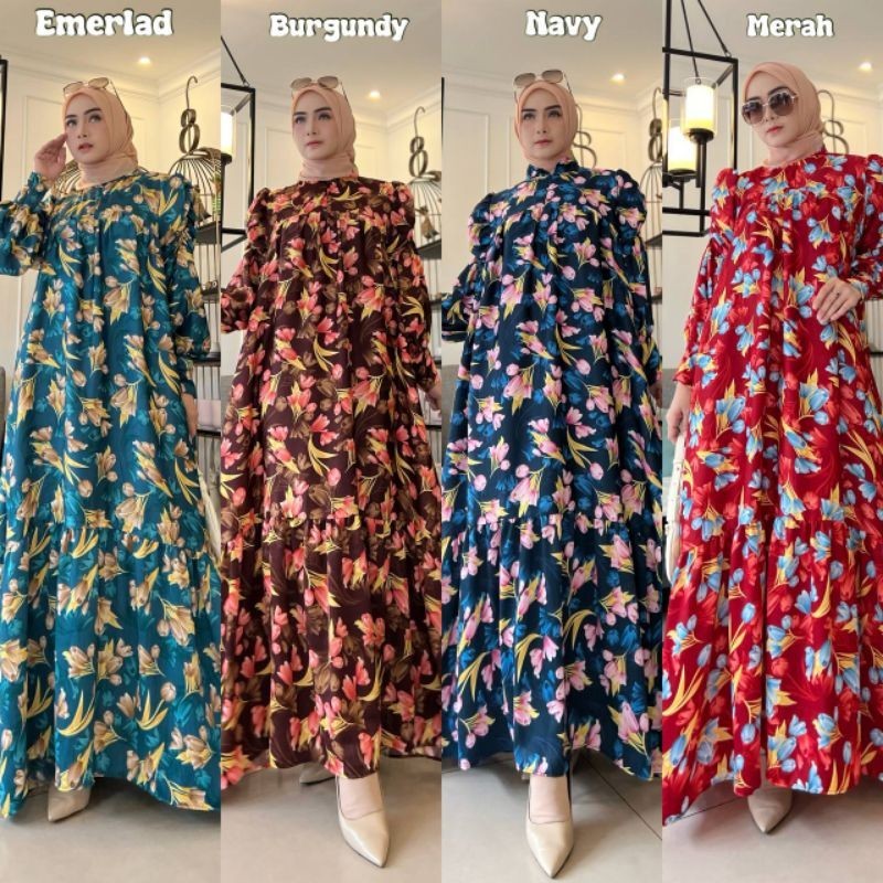 Gamis Bunga sepatu