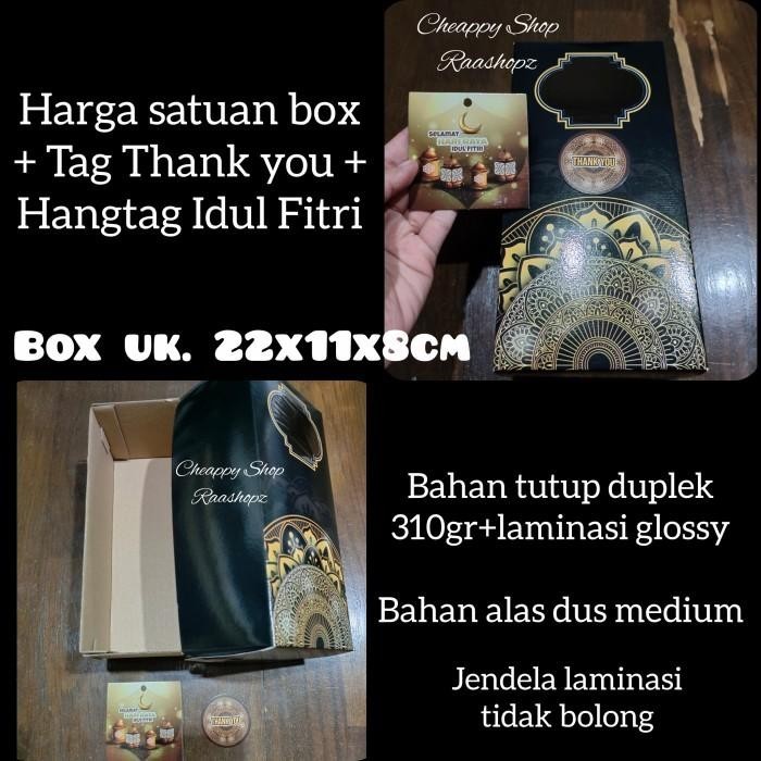 

Box Lebaran 22X11 X8Cm Box Lebaran 2 Toples 300Gr Box Cookies Lebaran 061