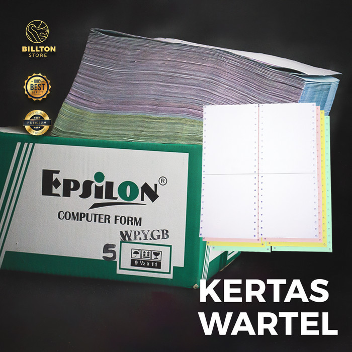 

Kertas Komputer Ukr 9,5"/2 X 11"/2 ( Wartel 12 X 14 Cm ) 1