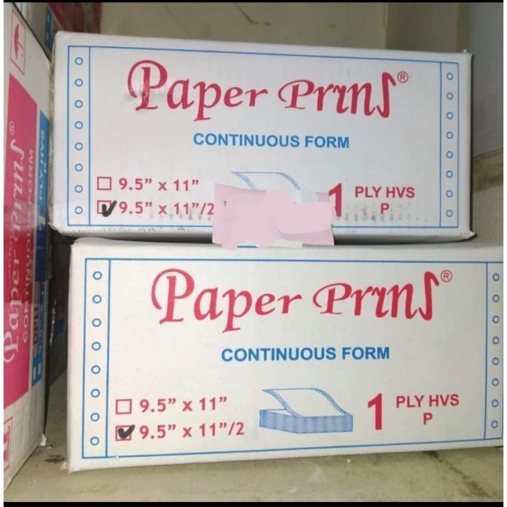 

Paper Pryns Continous Form 9,5 X 11" 1 Ply Utuh / Prs / 1 : 3 / 1 : 4.