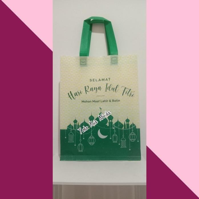 

Goodiebag Idul Fitri Spunbond Laminasi Premium/Harga Lusin/Tas Lebaran 015