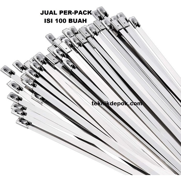 

Perpack Kabel Tis Full Stainless Steel 4.6 X 700 Mm Sabuk Marker Ties