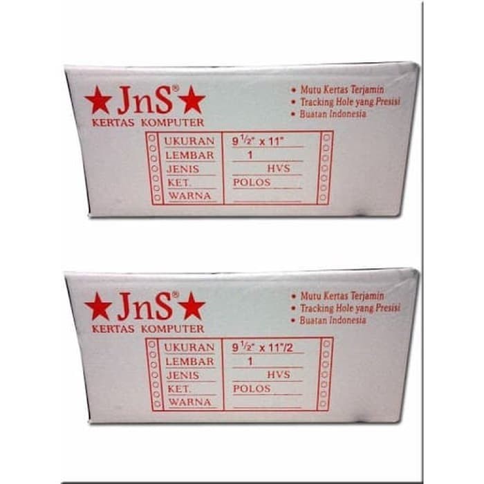 

Continuous Form 9.5 X 11 Jns Kertas Komputer