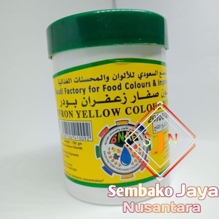 

Bubuk Saffron/Safron/Zafaran/Pewarna Makanan/Kuning/Yelow Powder 100G