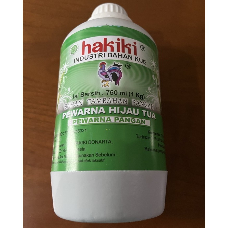 

Hakiki Ayam Pewarna Hijau Tua 1 Kg Food Colng Gark Green