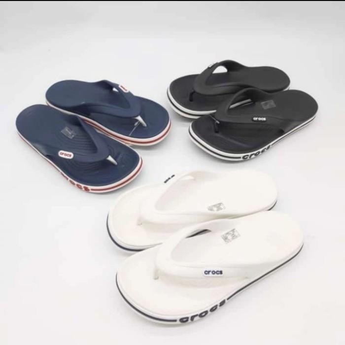 SANDAL JEPIT PRIA CROCS BAYABAND FLIP MAN ORIGINAL